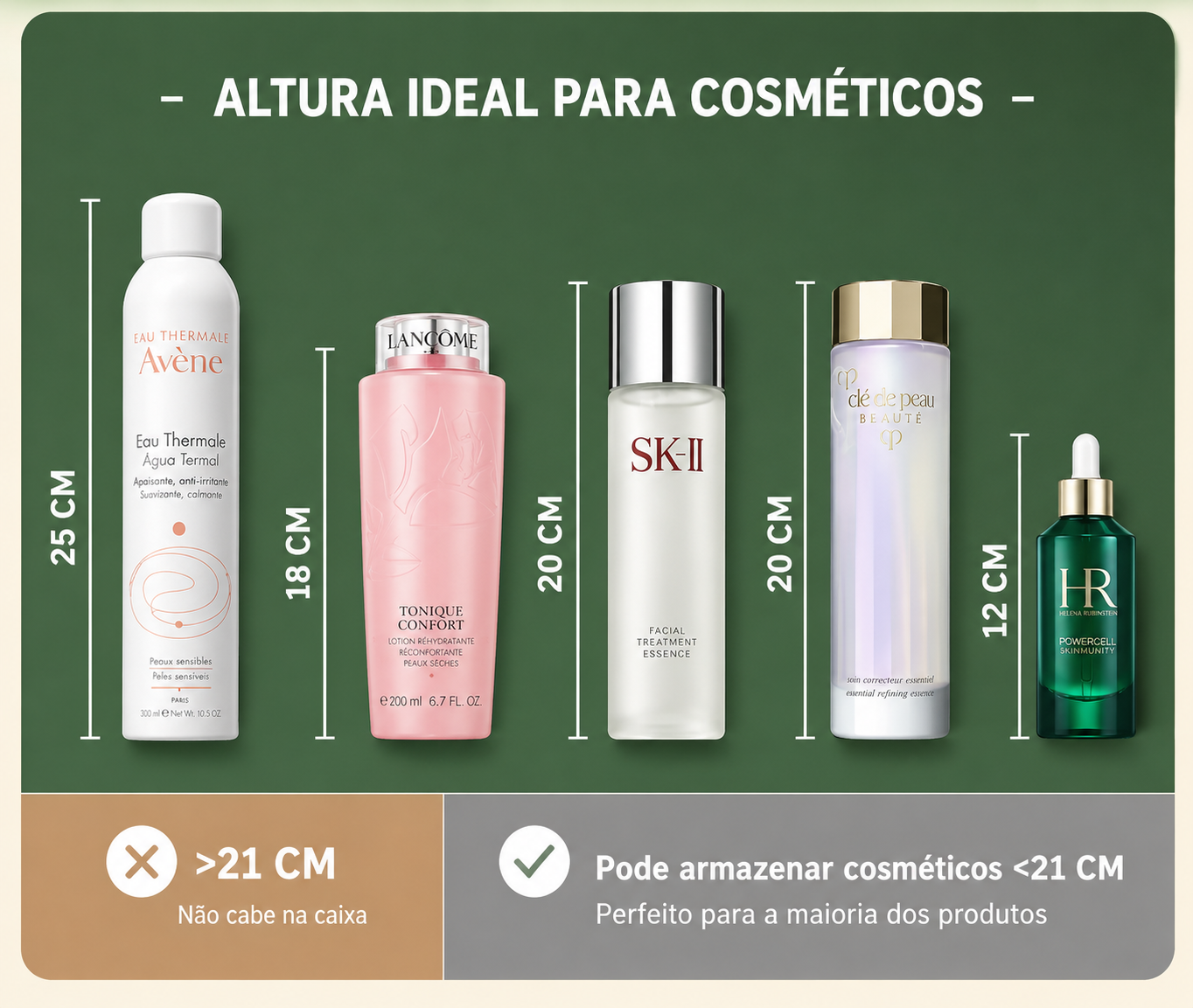 Organizador de Maquiagem em Acrílico — Cosméticos, Joias e Acessórios para Mesa e Banheiro