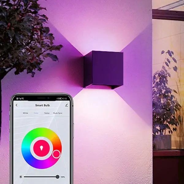 Arandela LED Smart 12W RGB WiFi e Zigbee — Controle por App Atmosfera Decorativa