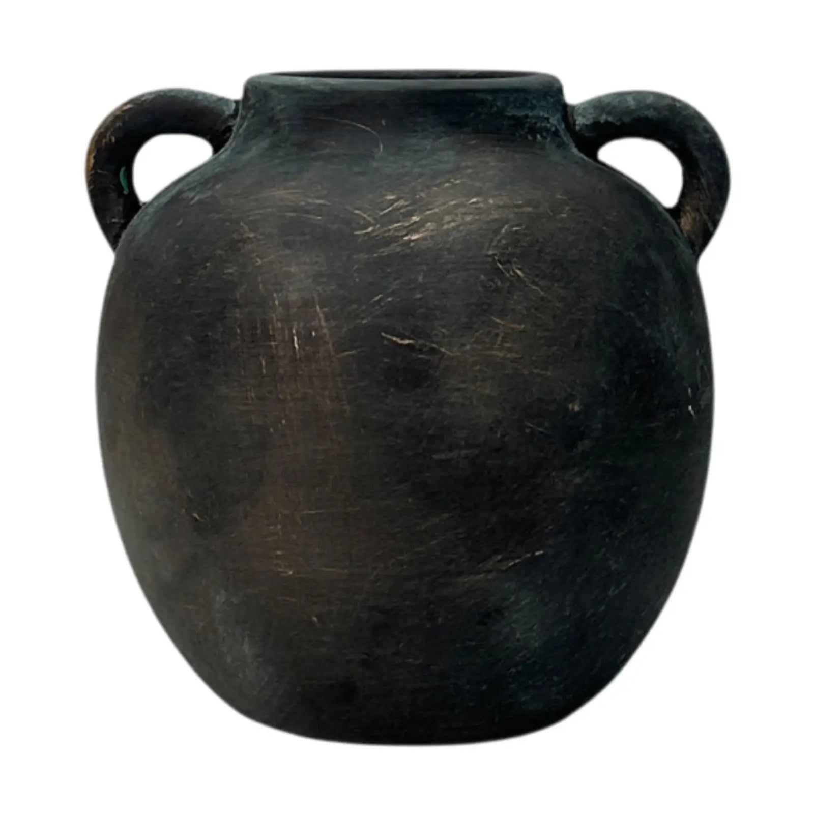 Vaso Cerâmica Wabi Sabi Artesanal Rústico — Para Flores na Entrada, Sala e Estante