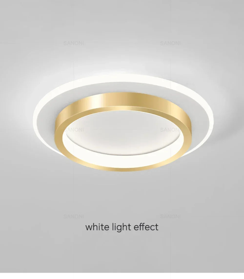 Luminária de Teto LED Redonda Flush Mount — Para Corredor, Escada, Banheiro e Quarto