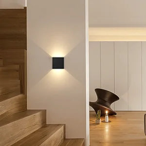 Arandela LED 6W Moderna IP65 — Luz Cima e Baixo para Sala, Corredor, Quarto e Área Externa