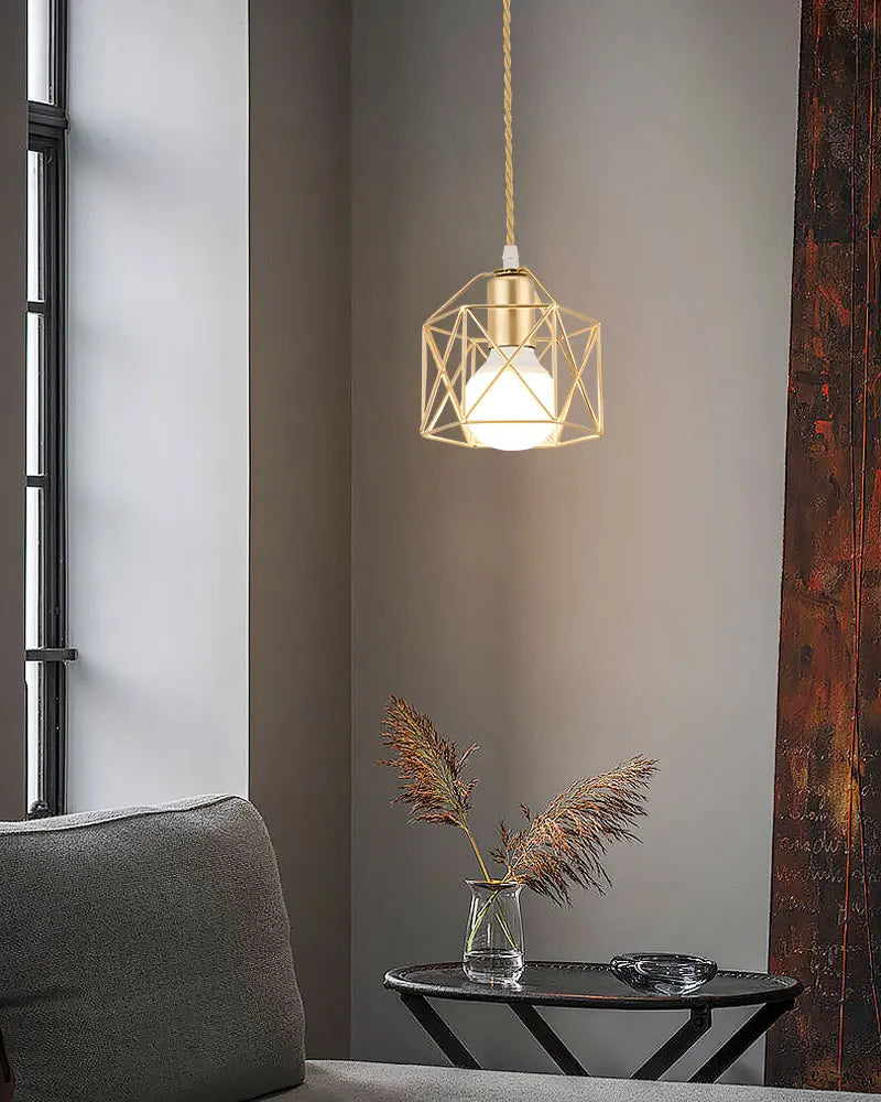 Pendente LED Industrial E27 — Luminária de Metal para Cozinha, Café e Corredor