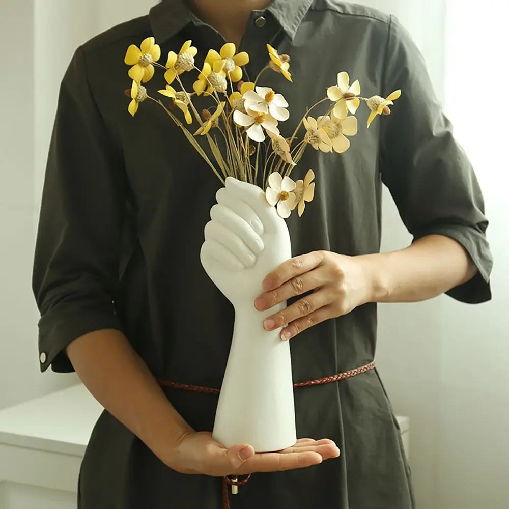 Vaso Corpo Humano em Resina — Decorativo para Flores e Arranjos Estilo Arte Moderna