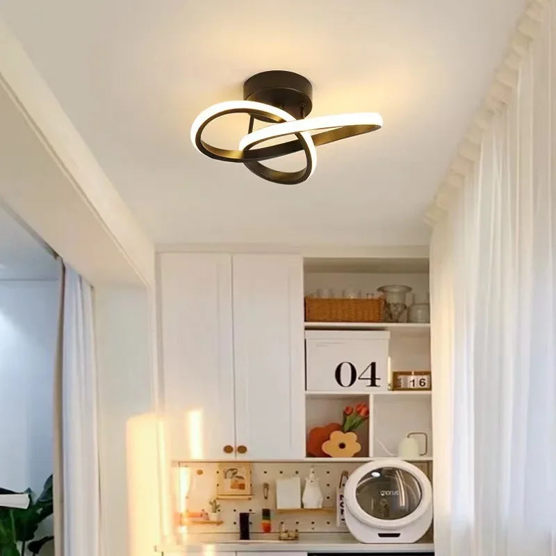 Luminária de Teto Nórdica Minimalista — Para Quarto, Sala, Corredor e Entrada