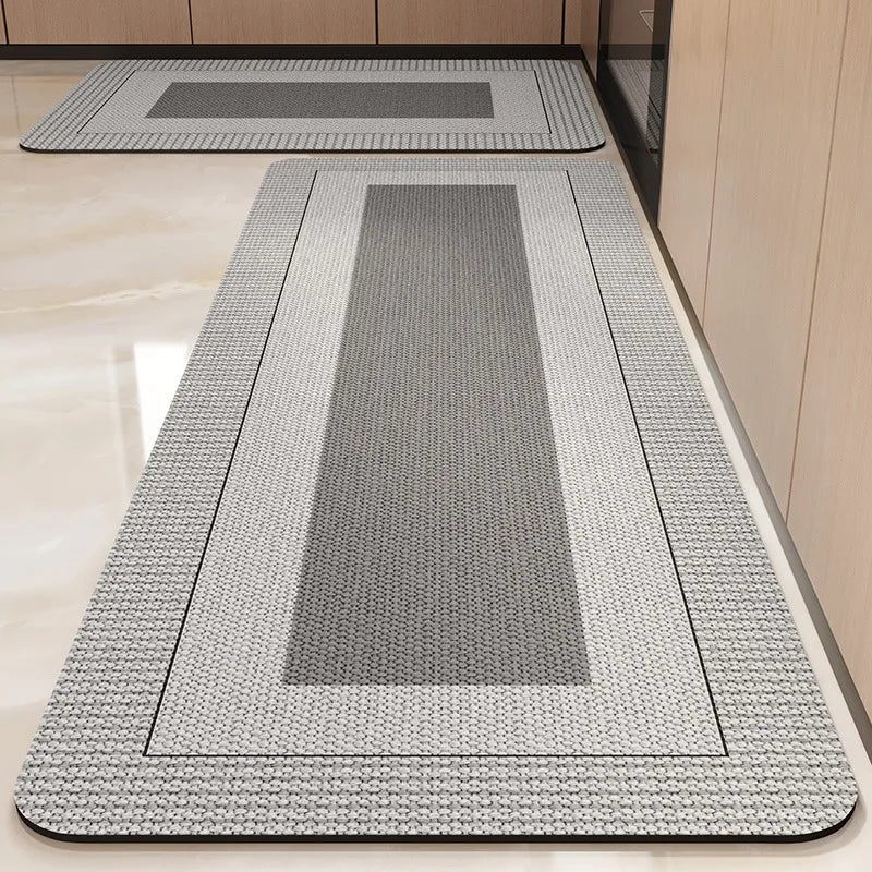 Tapete de Cozinha PVC Antiderrapante — Impermeável Lavável e Resistente Estampado