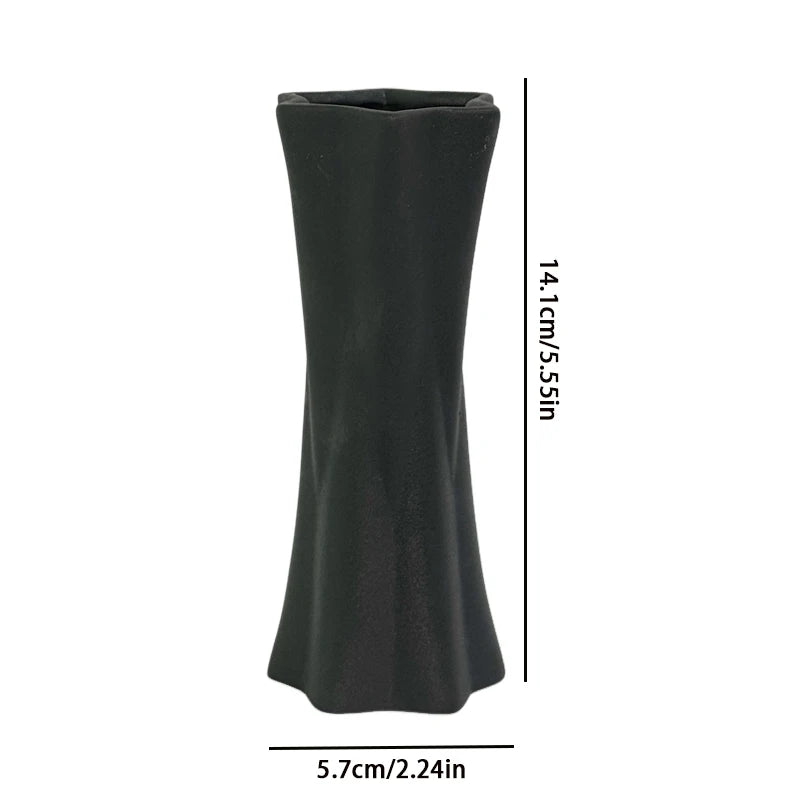 Vaso Cerâmica Simples Hidropônico — Decoração de Mesa para Sala e Jantar