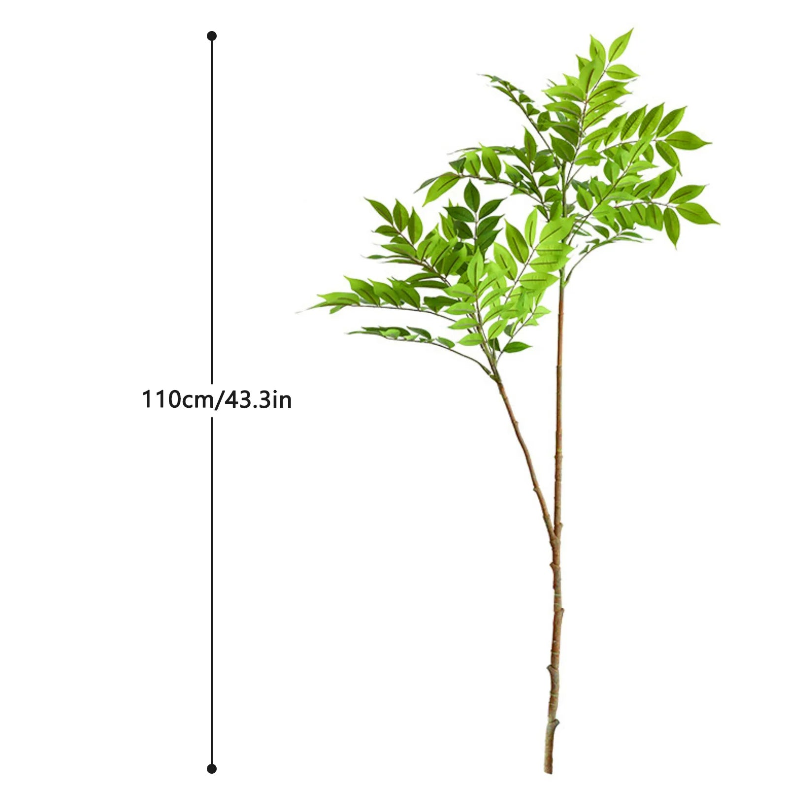 Ficus Lyrata Artificial Extra Grande 77 a 135cm — Para Jardim, Varanda e Escritório