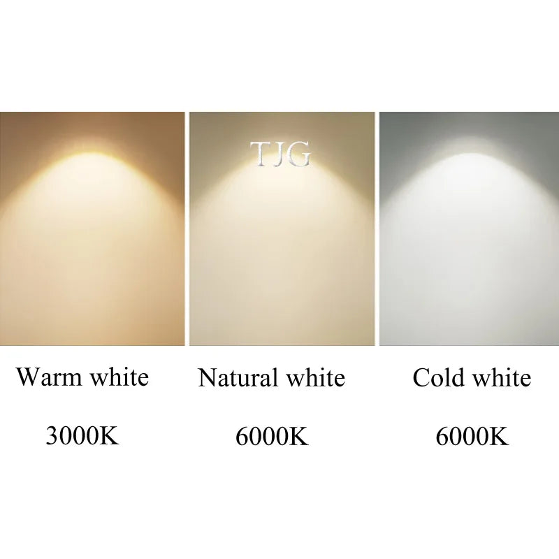 Spot de Embutir LED Nórdico 3 Tons — Luminária de Teto para Sala e Cozinha