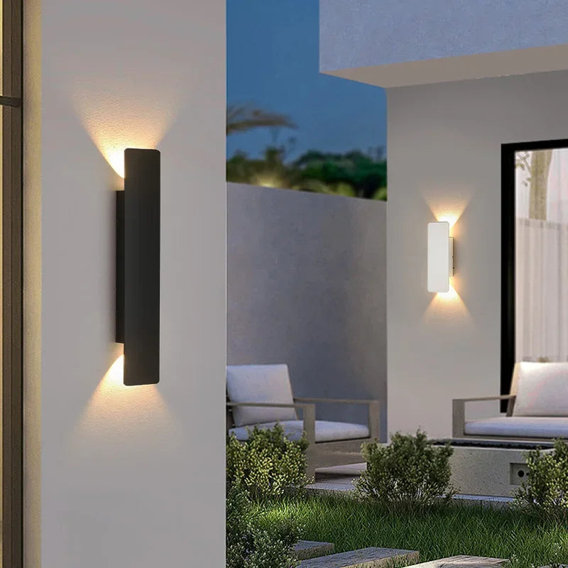 Arandela LED Moderna IP65 Impermeável 18W — Iluminação Cima e Baixo Interna e Externa