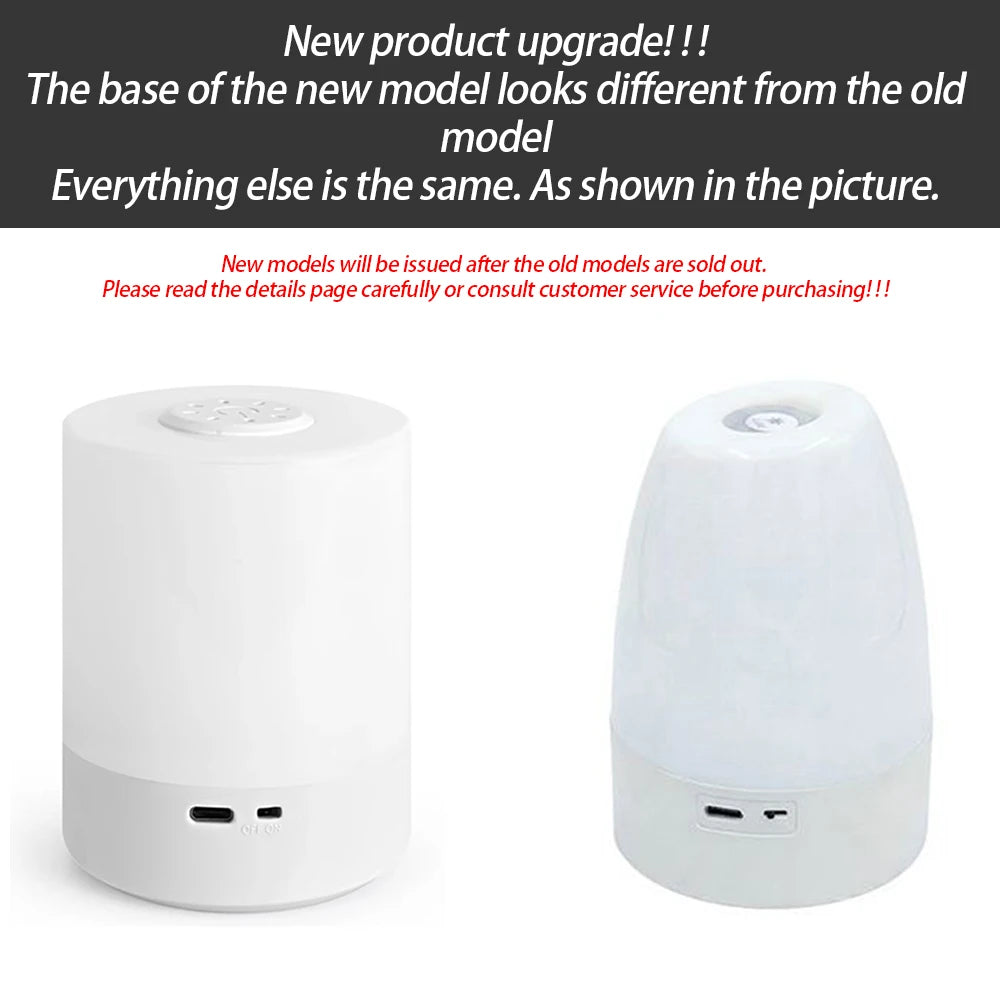Luminária de Mesa Touch com Luz Noturna — 3 Modos Reguláveis e Recarregável para Quarto
