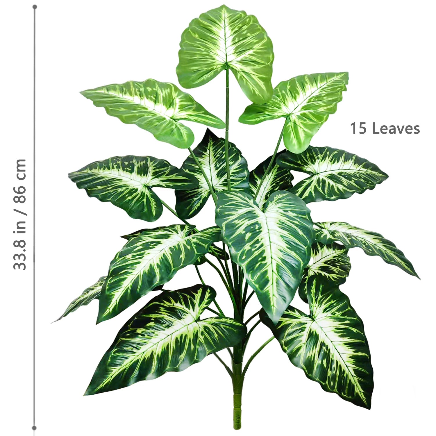 Planta Artificial Costela de Adão e Folha de Tartaruga — 47 a 132cm Decoração Tropical