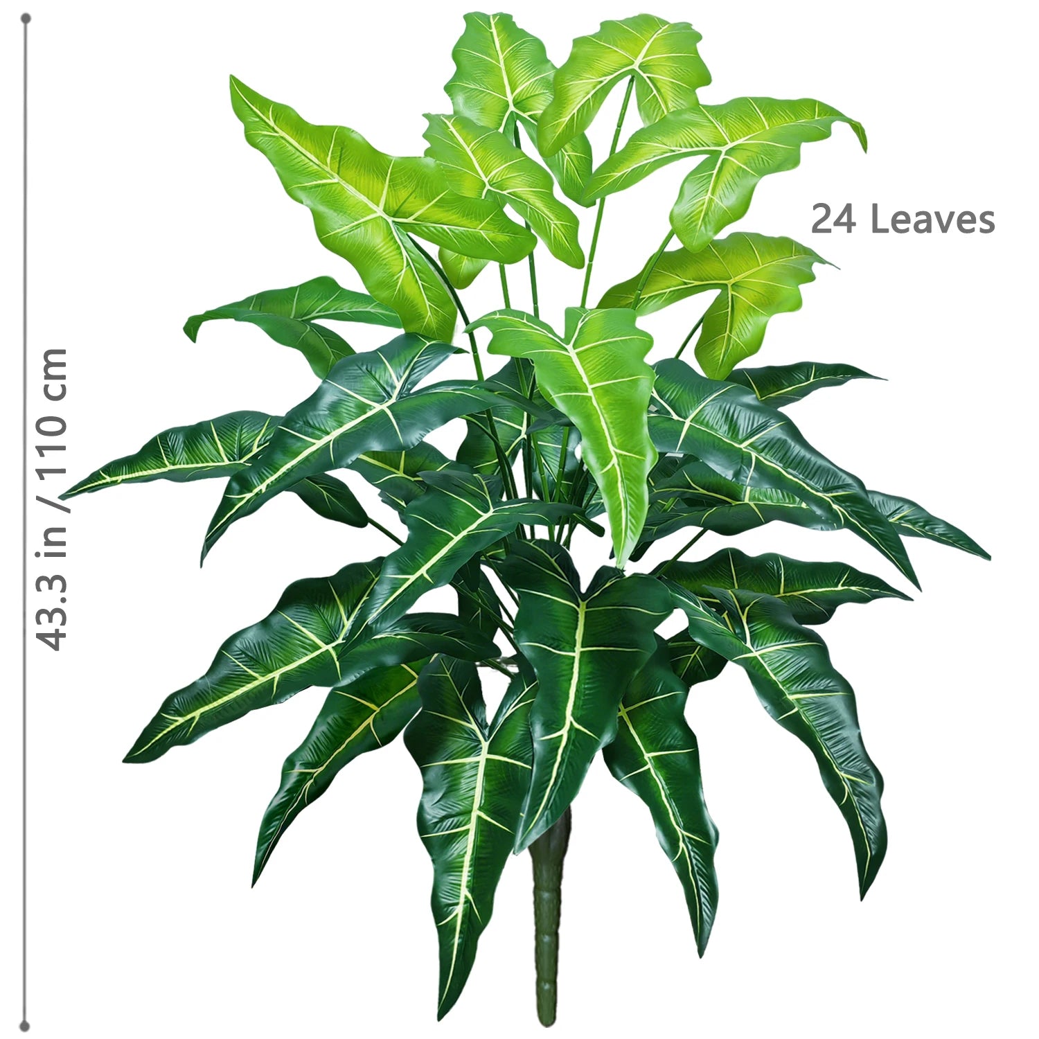 Planta Artificial Costela de Adão e Folha de Tartaruga — 47 a 132cm Decoração Tropical