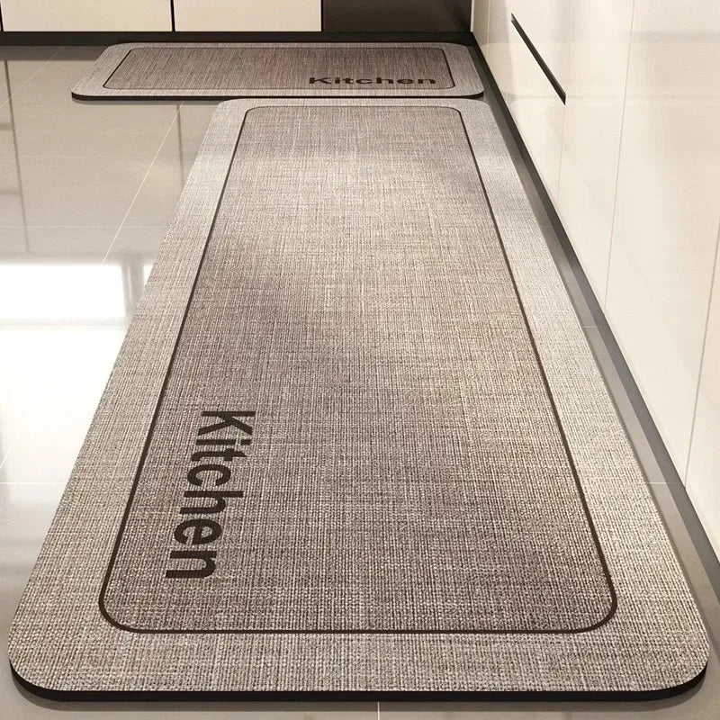 Tapete de Cozinha PVC Antiderrapante — Impermeável Lavável e Resistente Estampado
