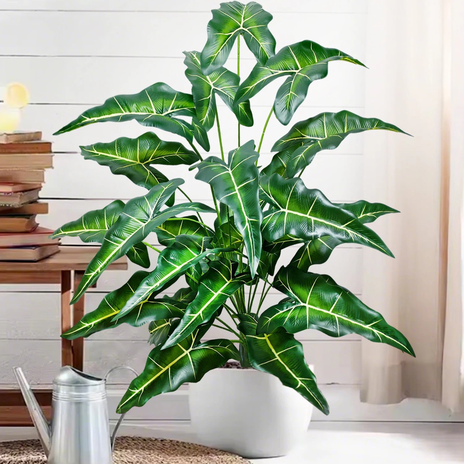 Planta Artificial Costela de Adão e Folha de Tartaruga — 47 a 132cm Decoração Tropical