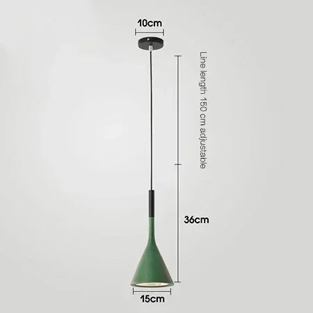 Pendente LED E27 Preto e Branco — Luminária de Mesa para Quarto e Sala de Jantar