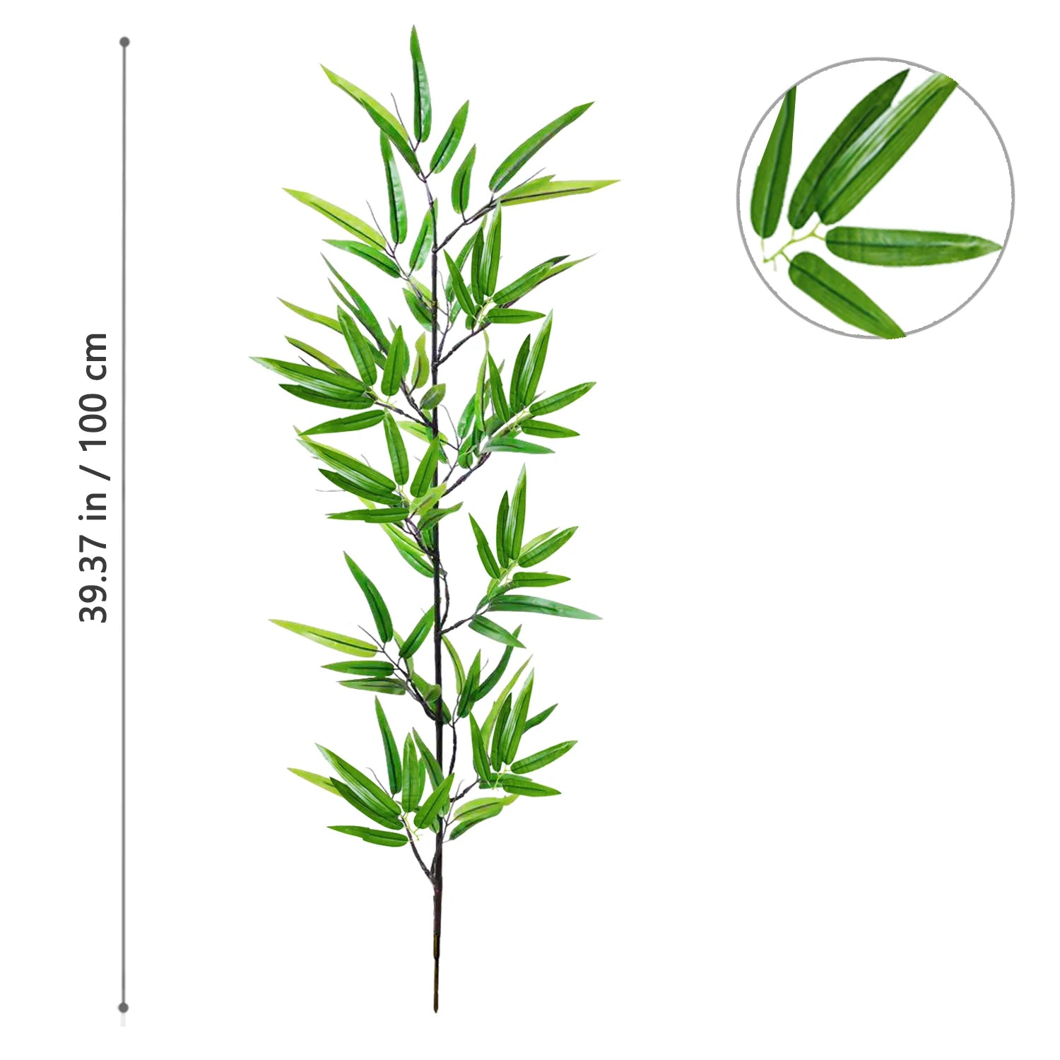 Bambu e Monstera Artificial 100 a 180cm — Exuberância Tropical Permanente para Jardim e Casa
