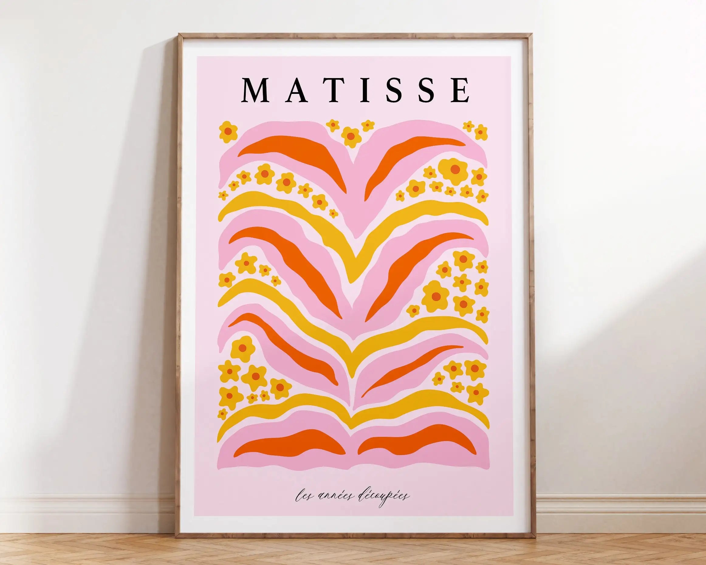 Quadro Decorativo Flores Matisse — Arte Botânica Vintage para Sala