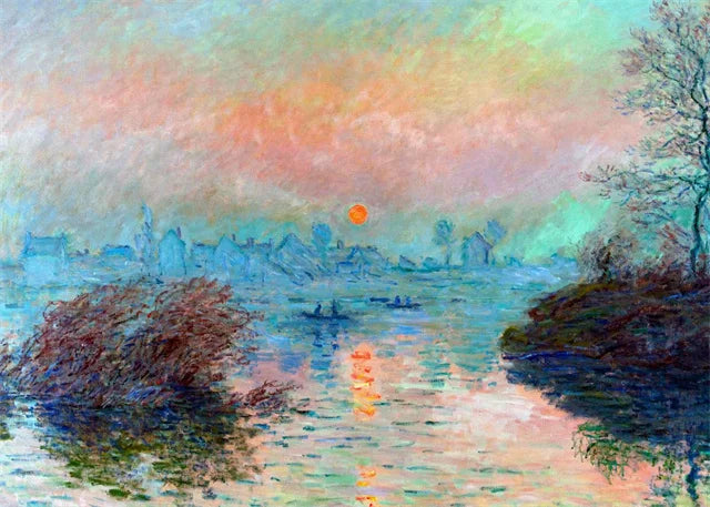 Quadro Decorativo Coleção Claude Monet — Arte Clássica para Sala e Hall