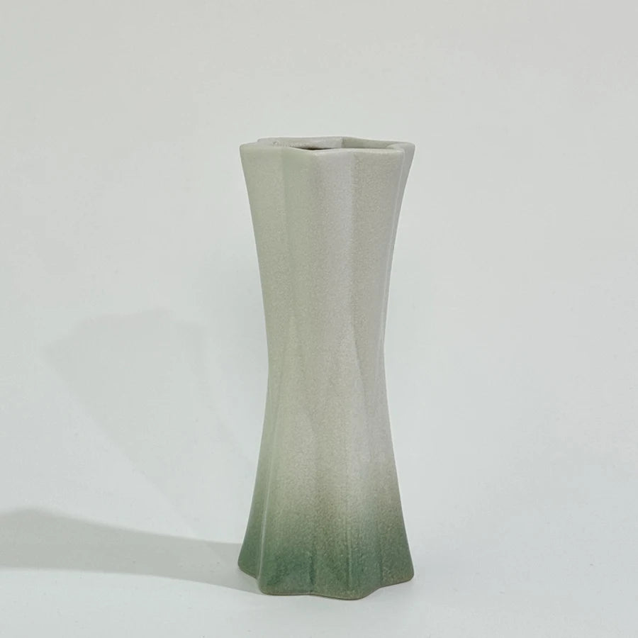 Vaso Cerâmica Simples Hidropônico — Decoração de Mesa para Sala e Jantar