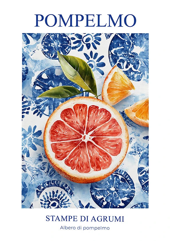 Quadro Decorativo Jardim de Limões Retrô — Arte Botânica para Sala e Escritório