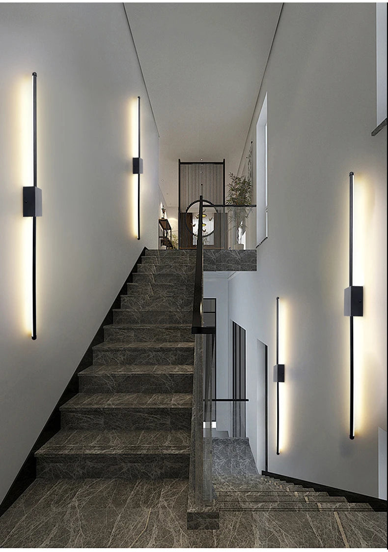 Arandela LED Minimalista — Luminária de Parede para Cabeceira e Sala