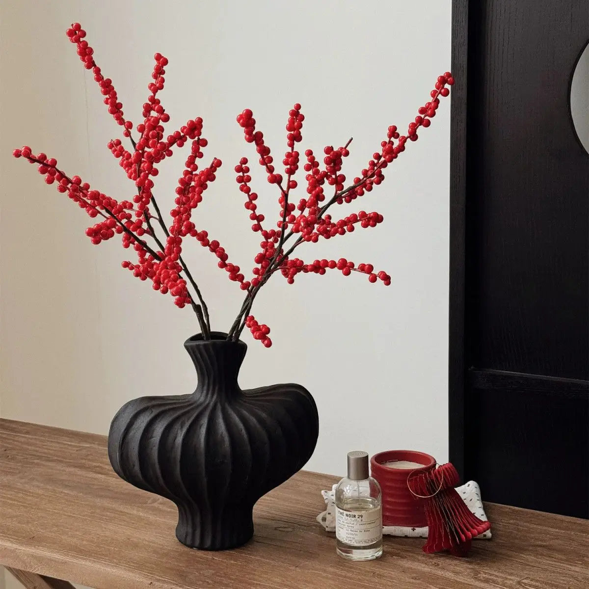 Vaso Plástico Estilo Cerâmica Hidropônico — Minimalista Moderno para Mesa e Sala