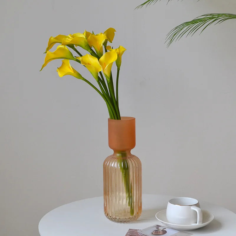 Flores Artificiais Copo de Leite EVA Kit 10 Hastes — Para Arranjos, Casamento e Sala