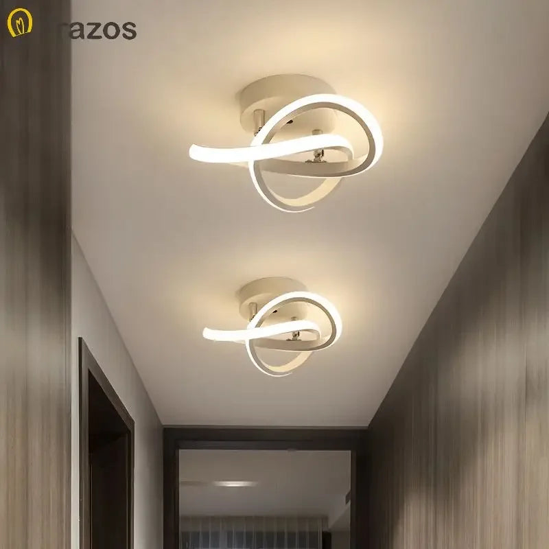 Luminária de Teto Nórdica Minimalista — Para Quarto, Sala, Corredor e Entrada