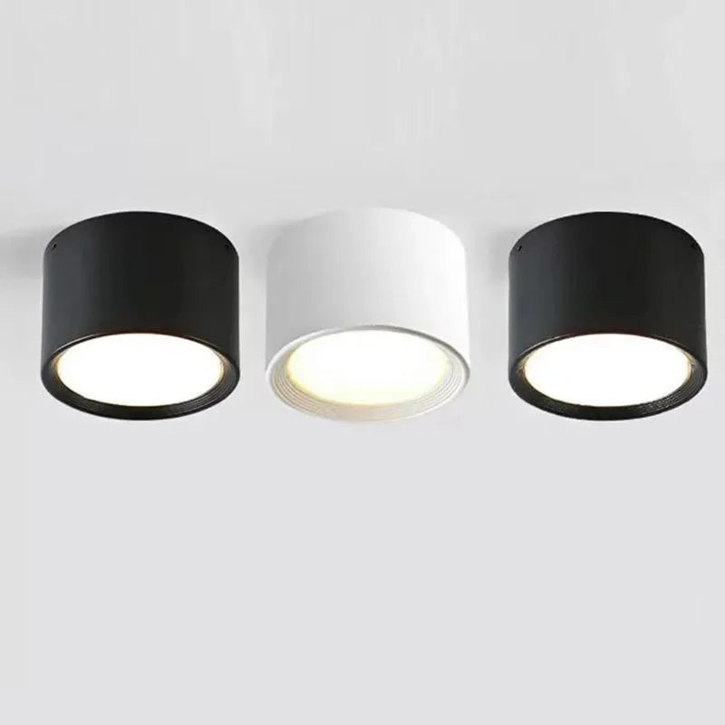 Spot de Embutir LED Nórdico 3 Tons — Luminária de Teto para Sala e Cozinha