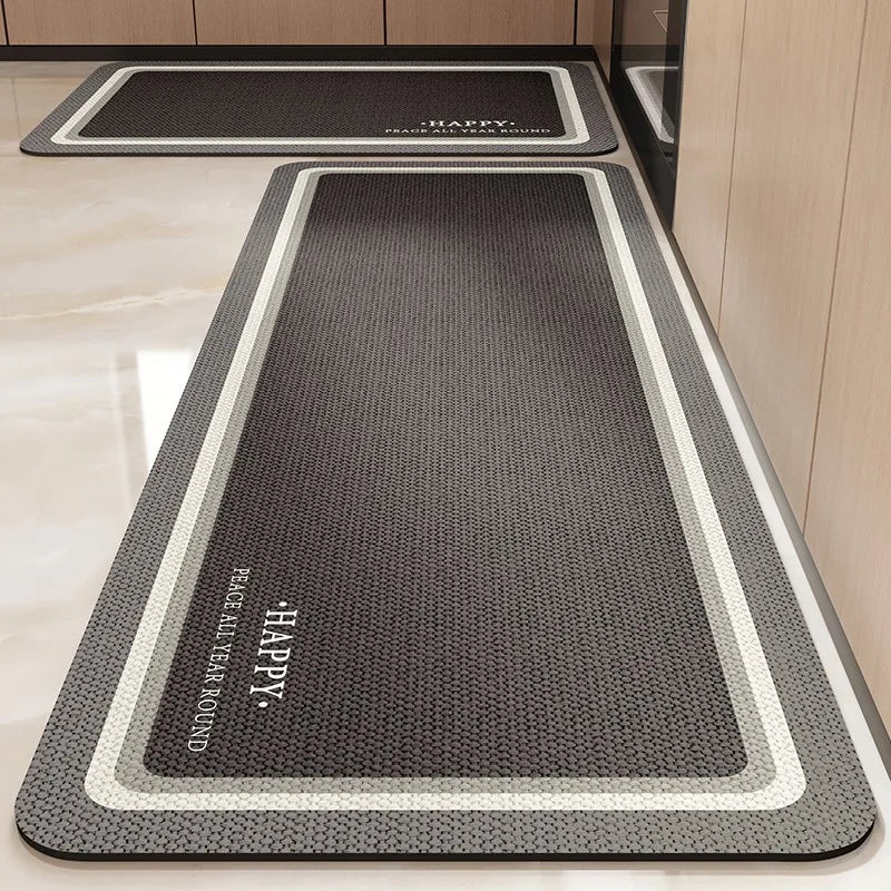 Tapete de Cozinha PVC Antiderrapante — Impermeável Lavável e Resistente Estampado