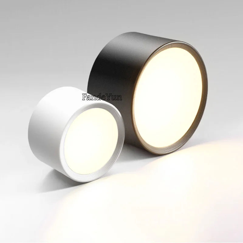 Spot de Embutir LED Nórdico 3 Tons — Luminária de Teto para Sala e Cozinha