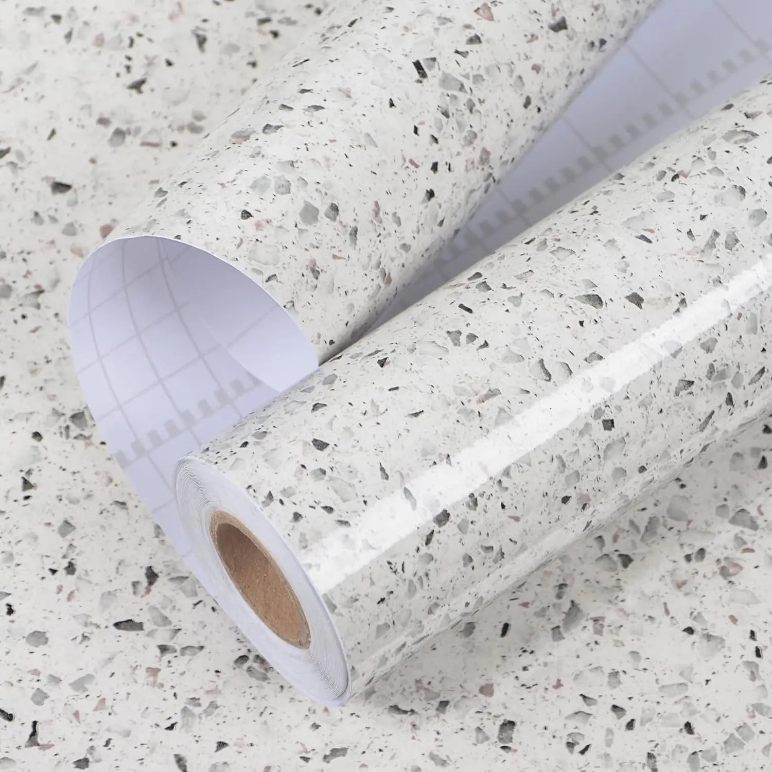 Papel de Parede Mármore Branco Autocolante — Efeito Sofisticado para Bancada e Cozinha