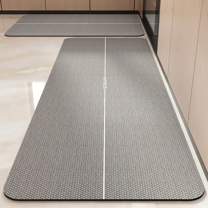 Tapete de Cozinha PVC Antiderrapante — Impermeável Lavável e Resistente Estampado