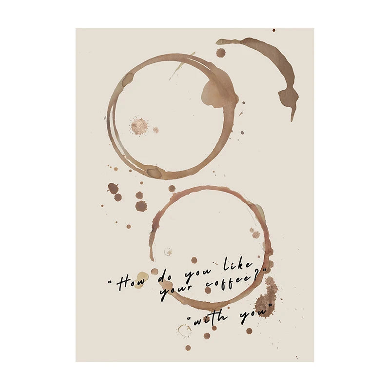 Quadro Decorativo Café Mergulhador — Arte de Cozinha para Amantes de Café