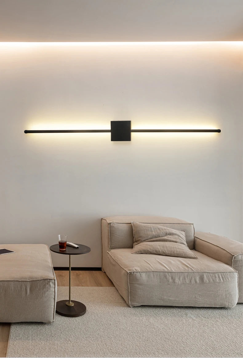 Arandela LED Minimalista — Luminária de Parede para Cabeceira e Sala