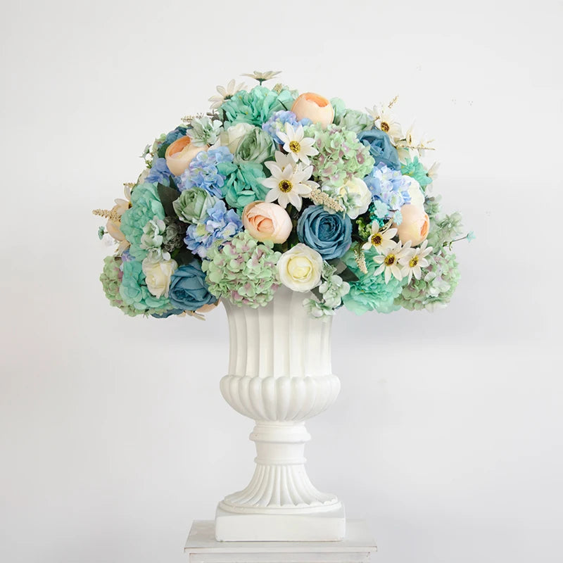 Bola de Flores Artificiais em Seda 35 a 70cm — Decoração Premium para Casamento e Festa