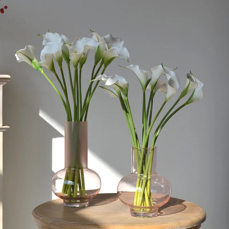 Flores Artificiais Copo de Leite EVA Kit 10 Hastes — Para Arranjos, Casamento e Sala