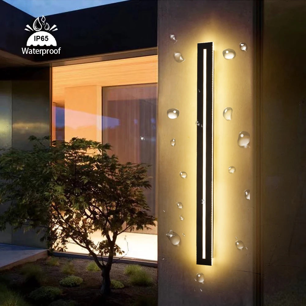 Arandela LED Externa Impermeável IP65 — Luminária de Parede para Jardim 16W a 48W
