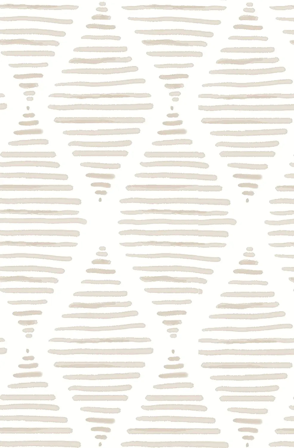 Papel de Parede Listrado Bege e Branco Autocolante — Clássico Moderno para Quarto e Gavetas