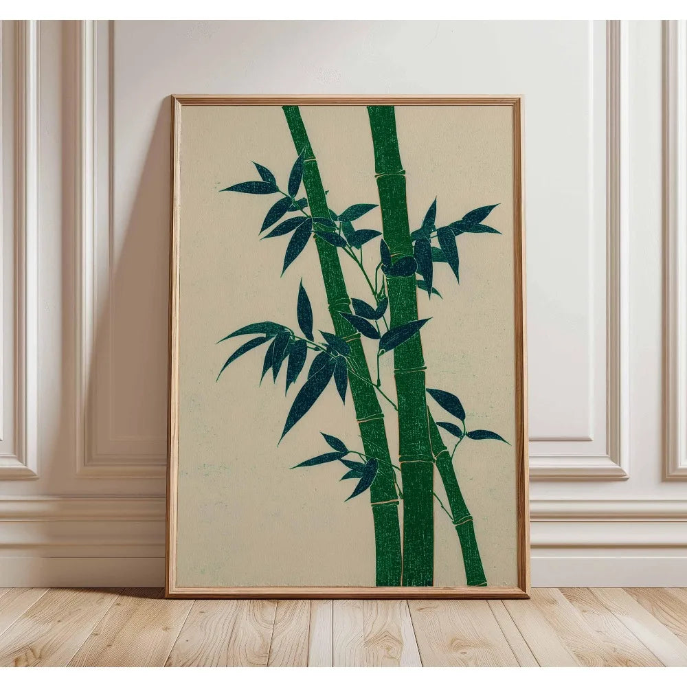 Quadro Decorativo Árvore Japonesa sem Moldura — Arte para Sala e Quarto