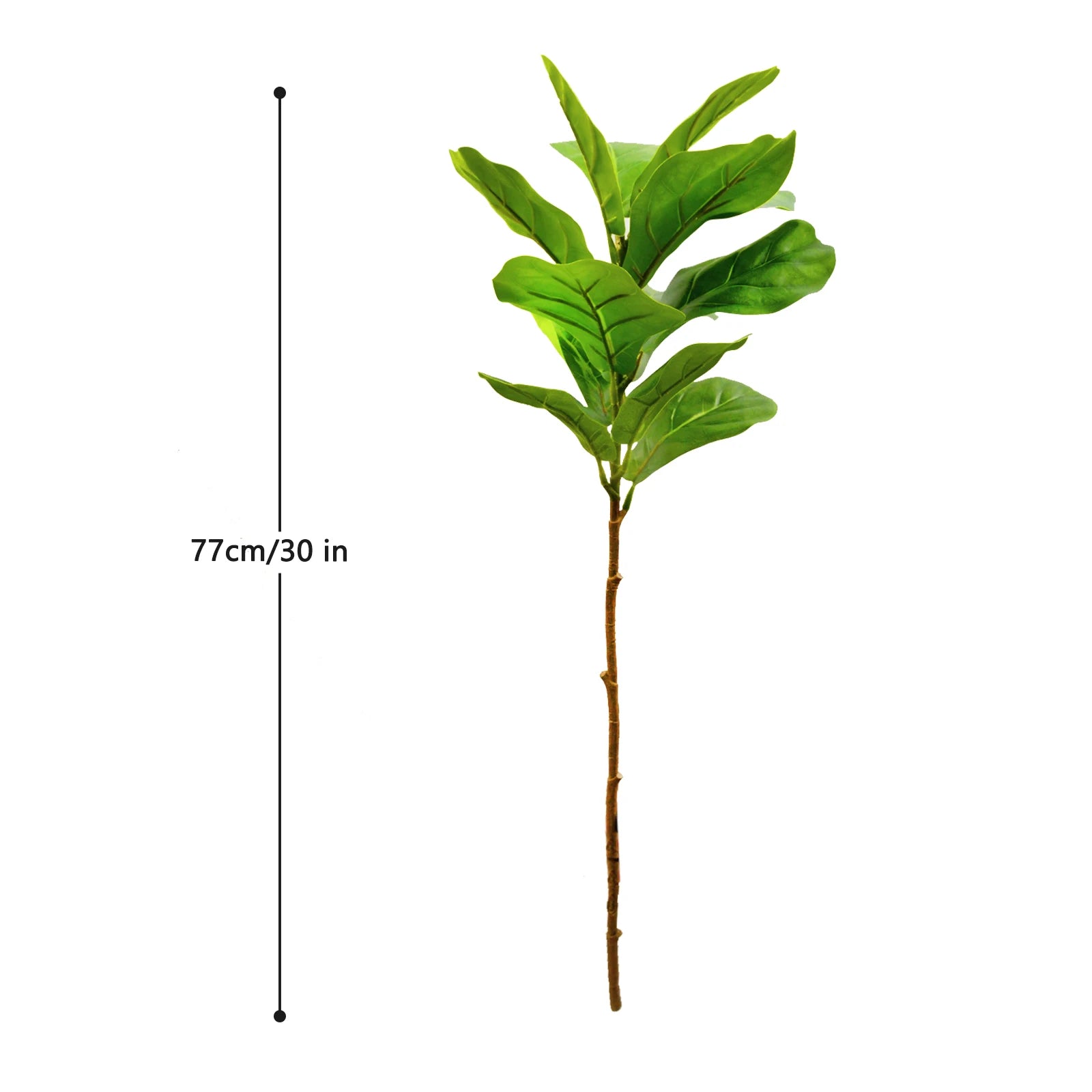 Ficus Lyrata Artificial Extra Grande 77 a 135cm — Para Jardim, Varanda e Escritório