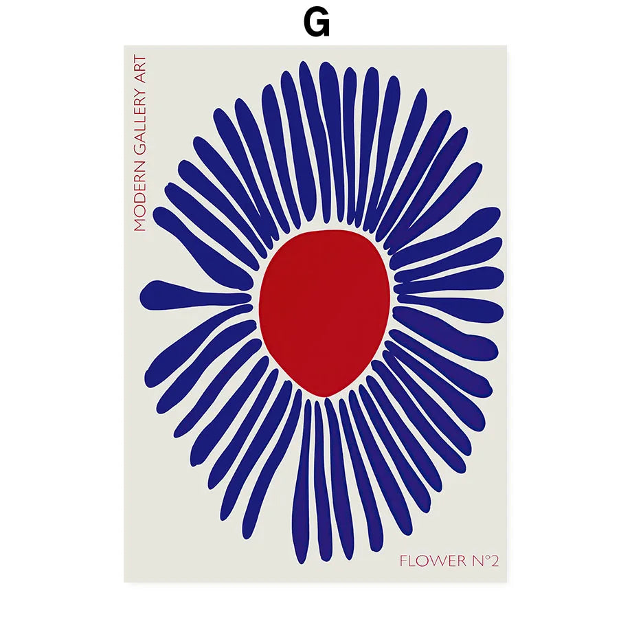 Quadro Decorativo Flores Mio — Arte Mural Decorativa para Sala