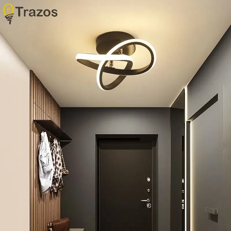 Luminária de Teto Nórdica Minimalista — Para Quarto, Sala, Corredor e Entrada