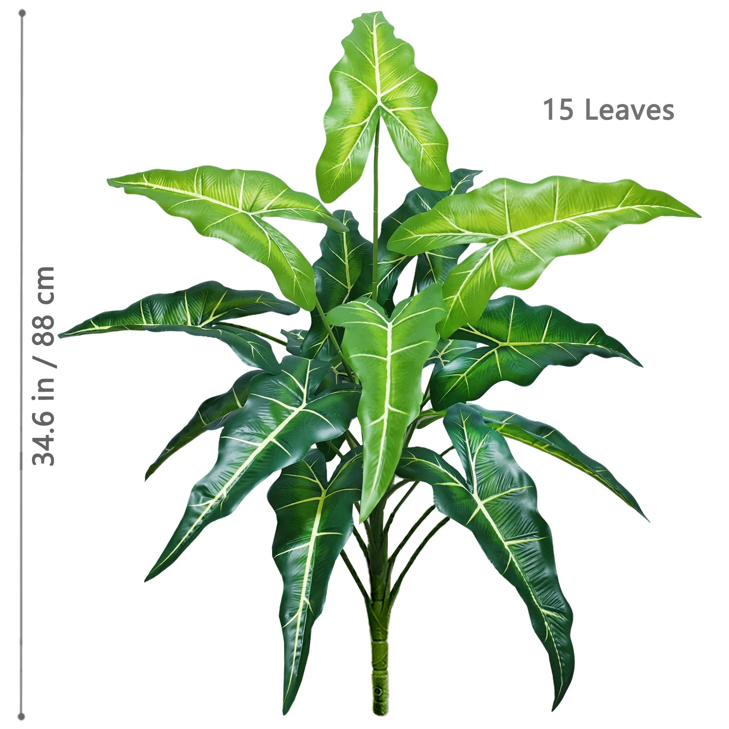 Planta Artificial Costela de Adão e Folha de Tartaruga — 47 a 132cm Decoração Tropical