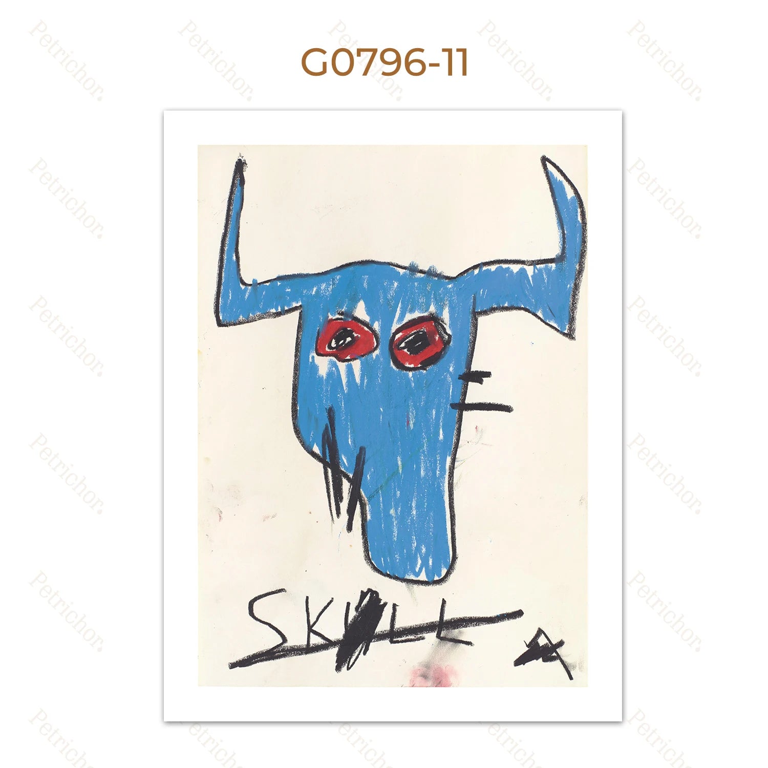 Quadro Decorativo Grafite Urbano Abstrato — Arte Street Art para Sala