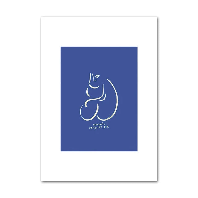 Quadro Decorativo Limão e Vaso Geométrico — Arte Nórdica Minimalista para Sala
