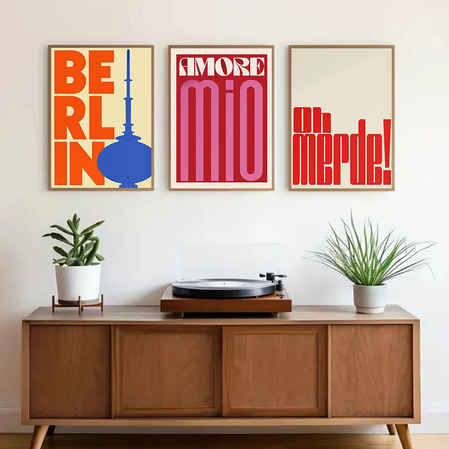 Quadro Decorativo Flores Mio — Arte Mural Decorativa para Sala
