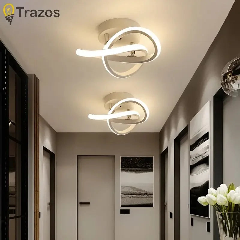 Luminária de Teto Nórdica Minimalista — Para Quarto, Sala, Corredor e Entrada