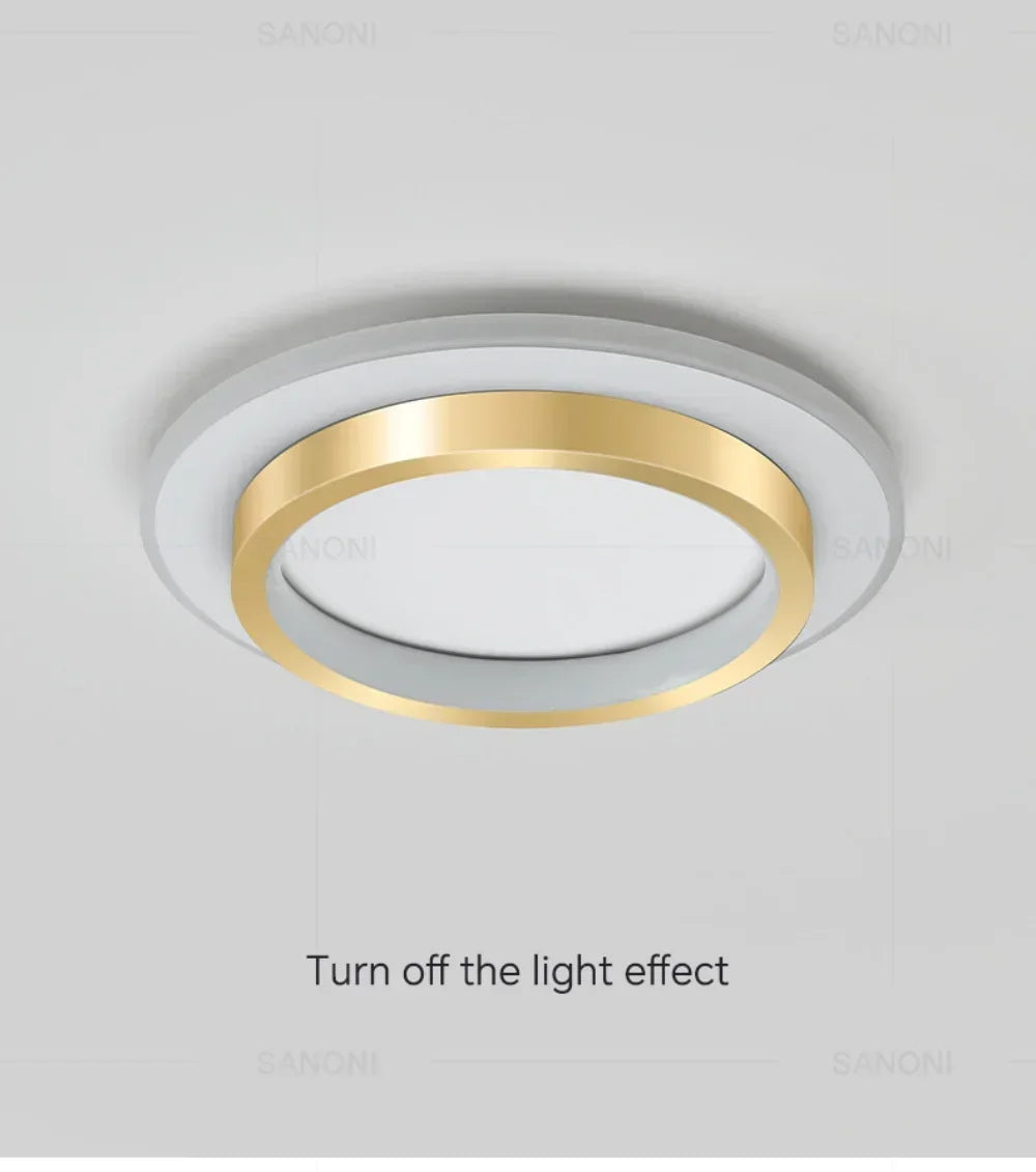 Luminária de Teto LED Redonda Flush Mount — Para Corredor, Escada, Banheiro e Quarto