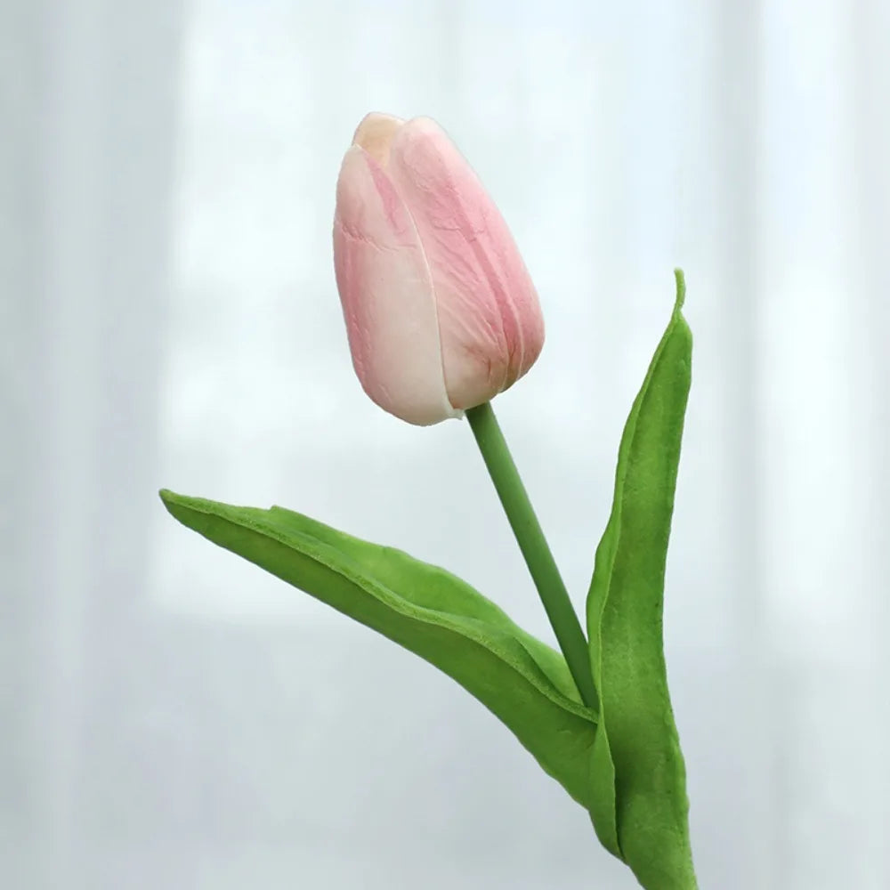Vaso Decorativo Branco com Laço — Vaso de Plantas para Mesa e Jardim